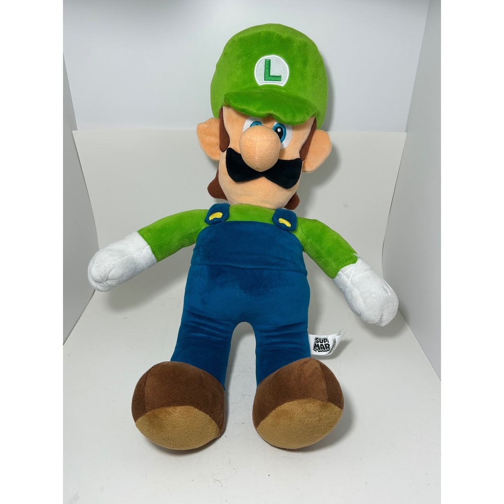 Nintendo Super Mario Luigi Plush Jakks Pacific Green Blue 2021 Collectible Toy